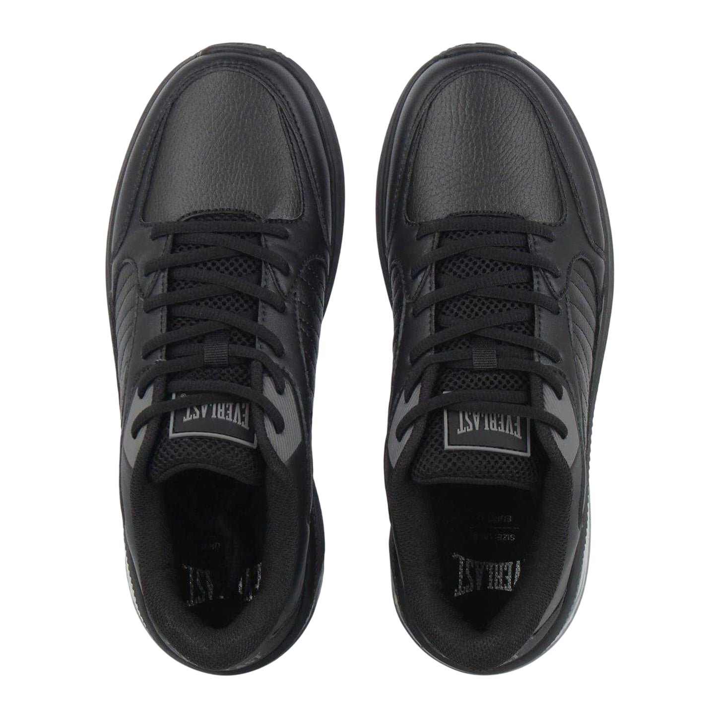Black - Side - Everlast Mens Assist Basketball Trainers