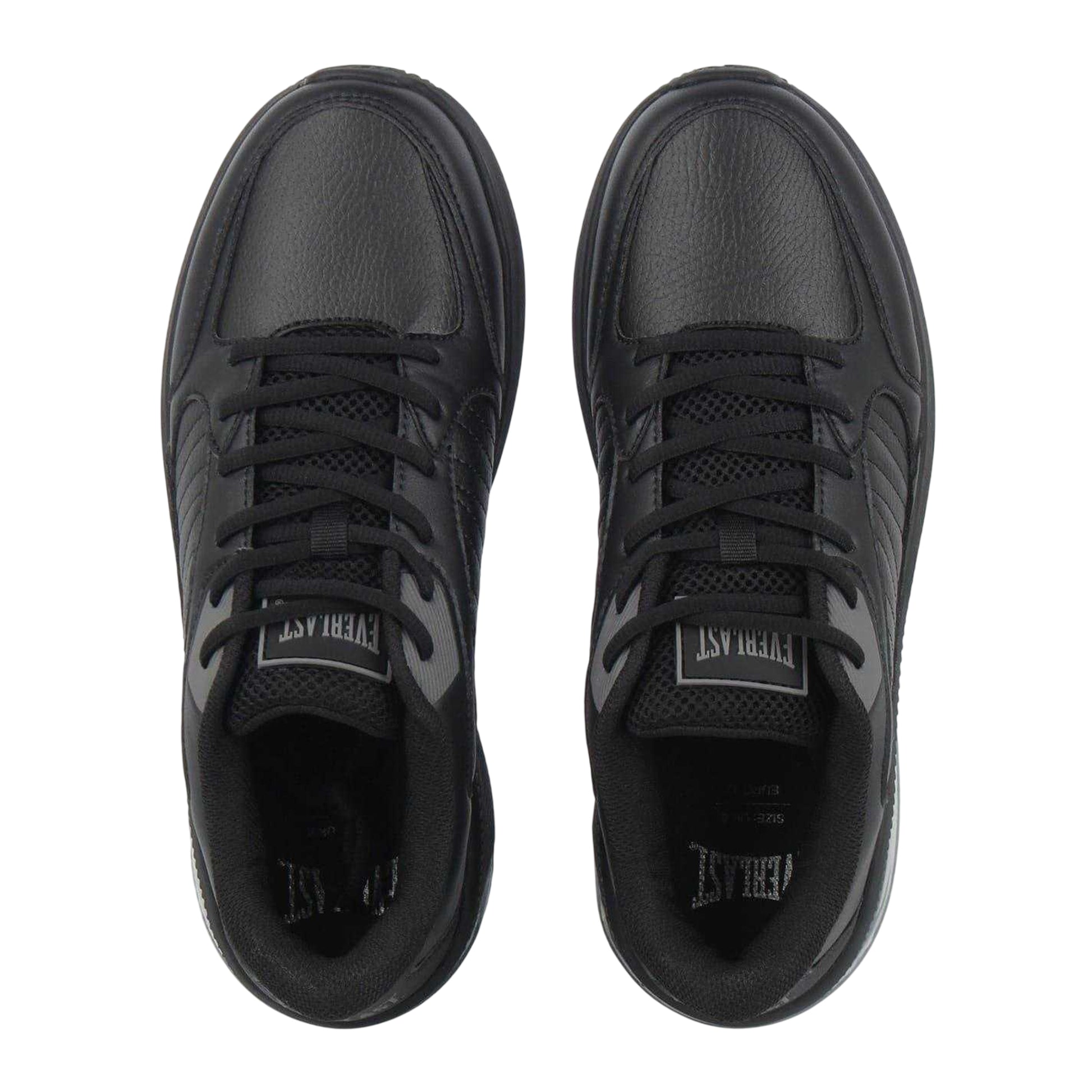 Black - Side - Everlast Mens Assist Basketball Trainers