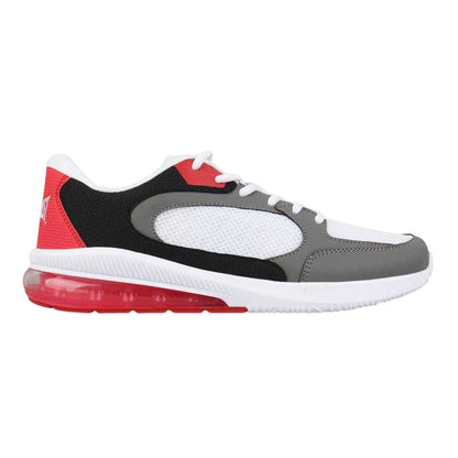 White-Red - Front - Everlast Mens Assist Basketball Trainers