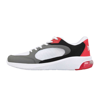 White-Red - Back - Everlast Mens Assist Basketball Trainers