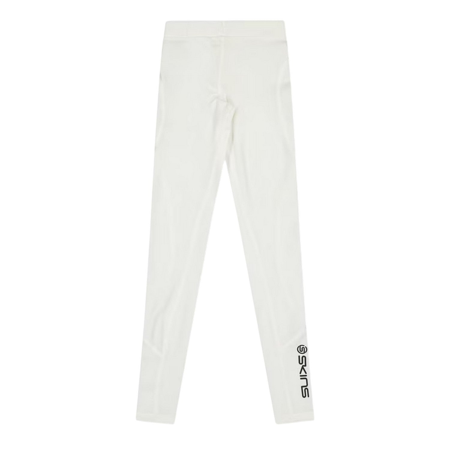 White - Back - Skins Childrens-Kids Series-1 Logo Leggings