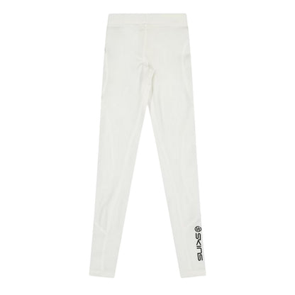White - Back - Skins Childrens-Kids Series-1 Logo Leggings
