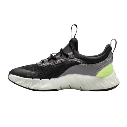 Black-Saffron - Side - Nike Childrens-Kids Logo Low Cut Trainers