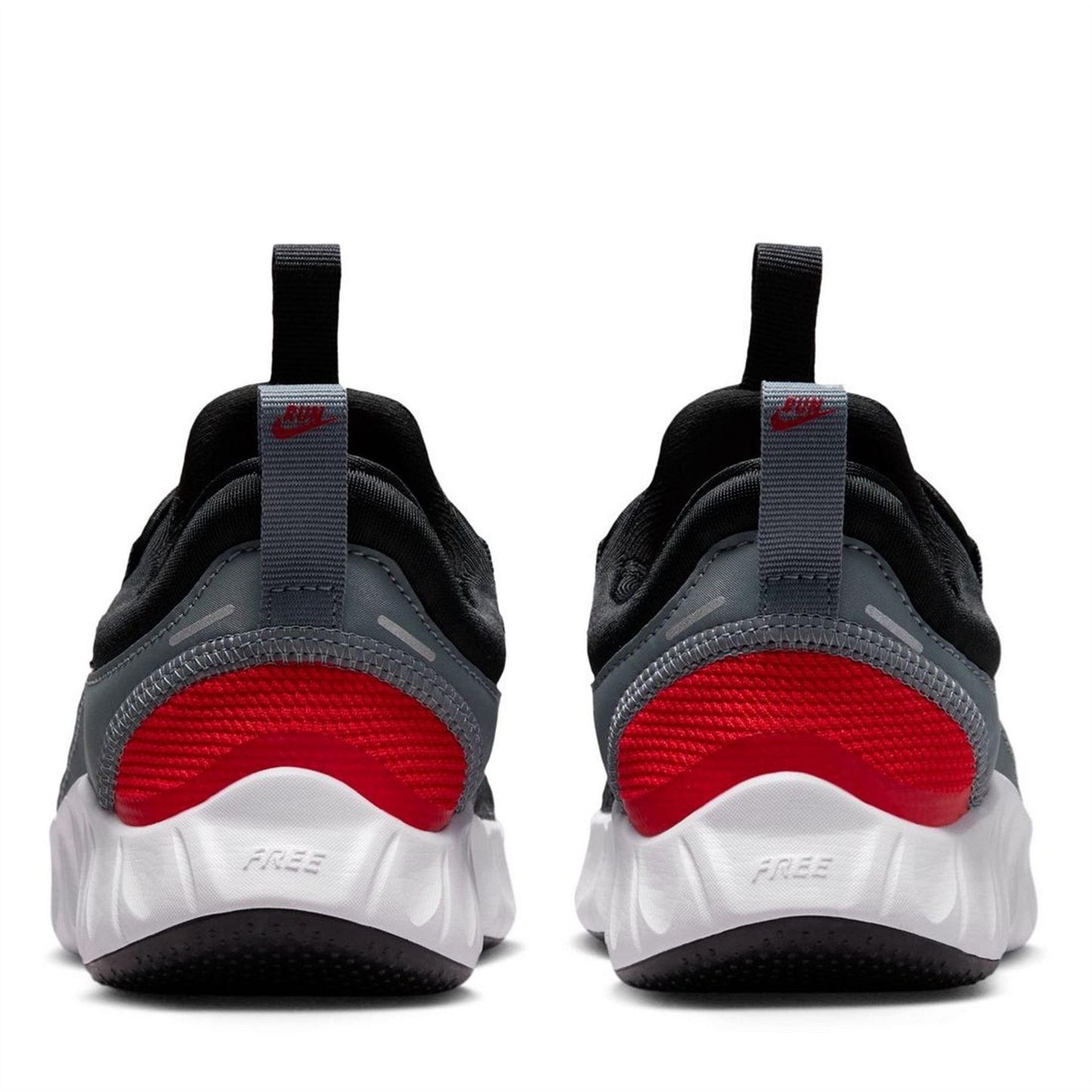 Black-Red - Lifestyle - Nike Childrens-Kids Logo Low Cut Trainers