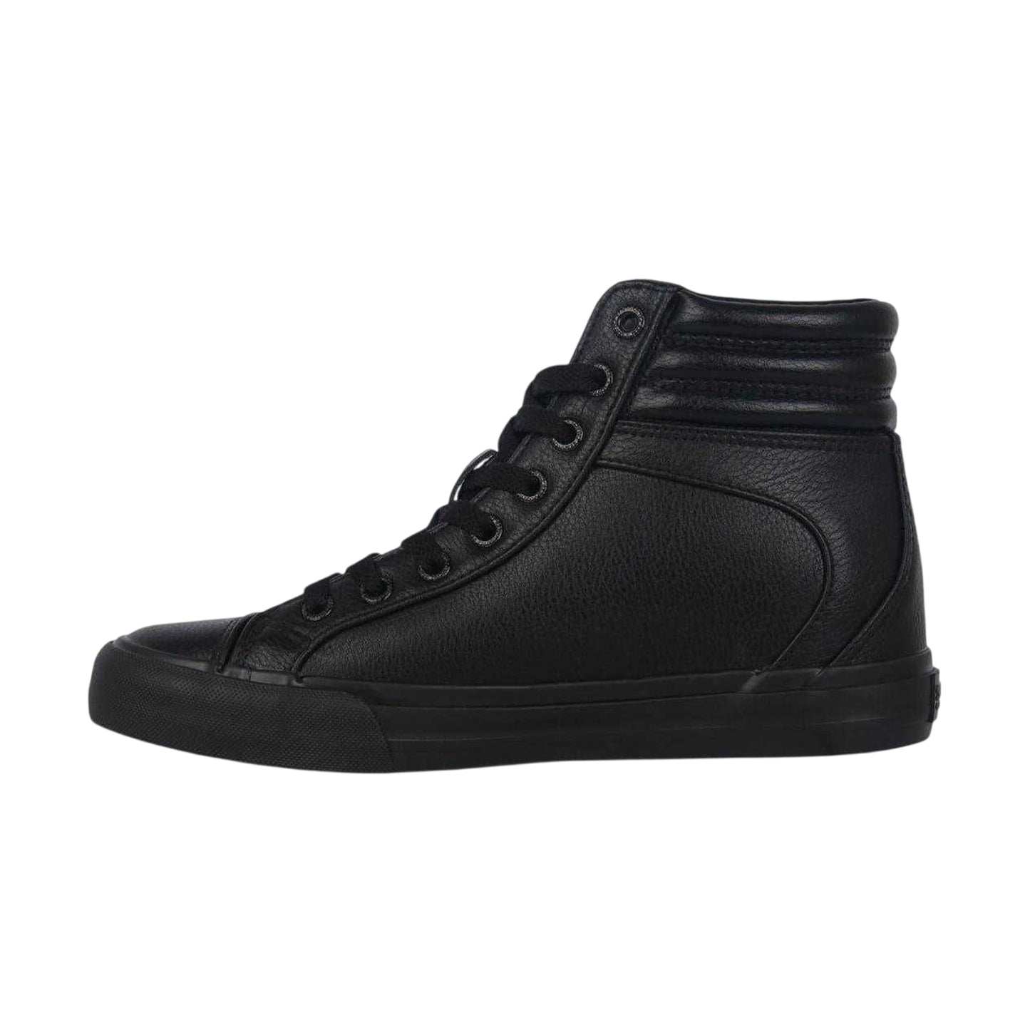 Black - Side - SoulCal Childrens-Kids Asti High Top Trainers