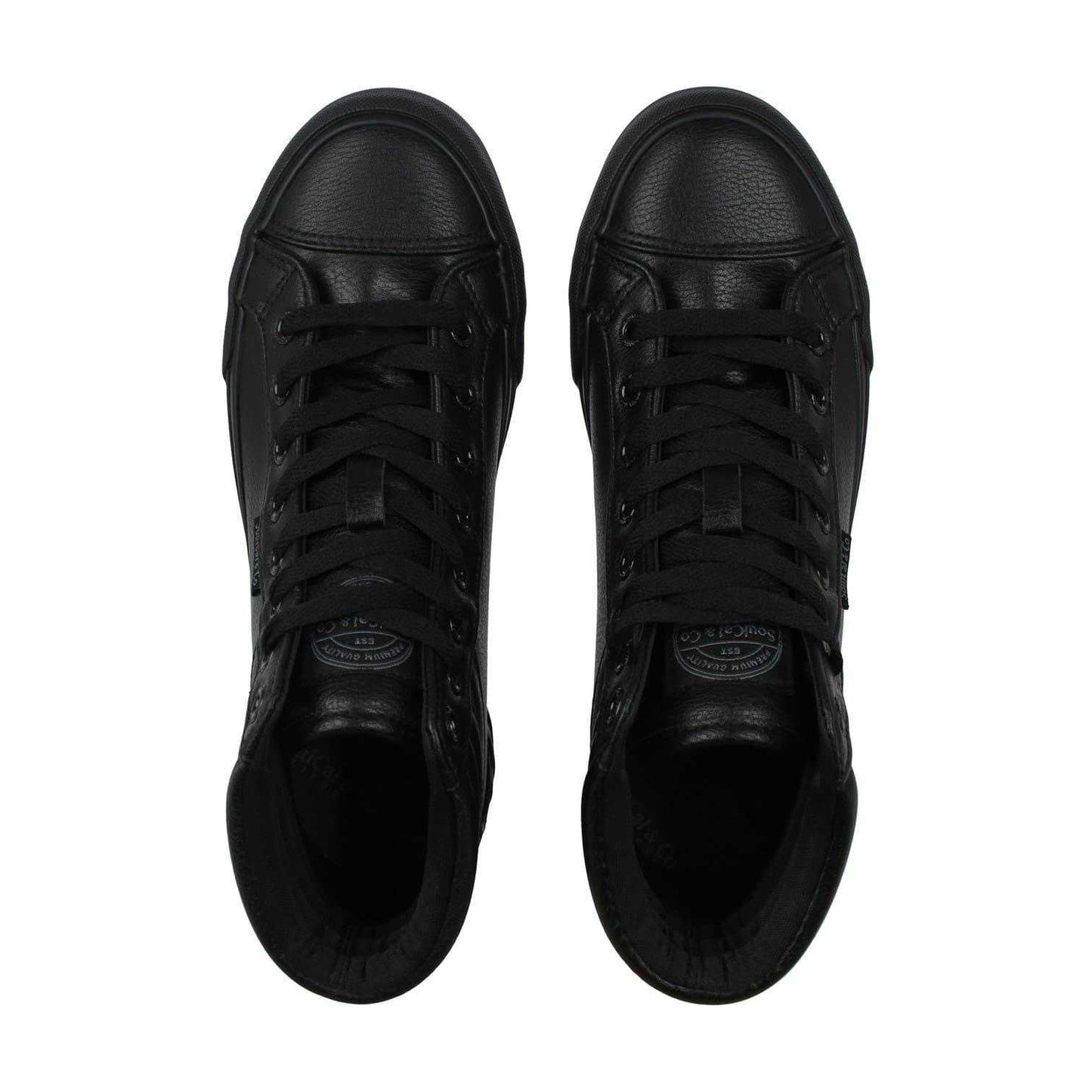 Black - Lifestyle - SoulCal Childrens-Kids Asti High Top Trainers