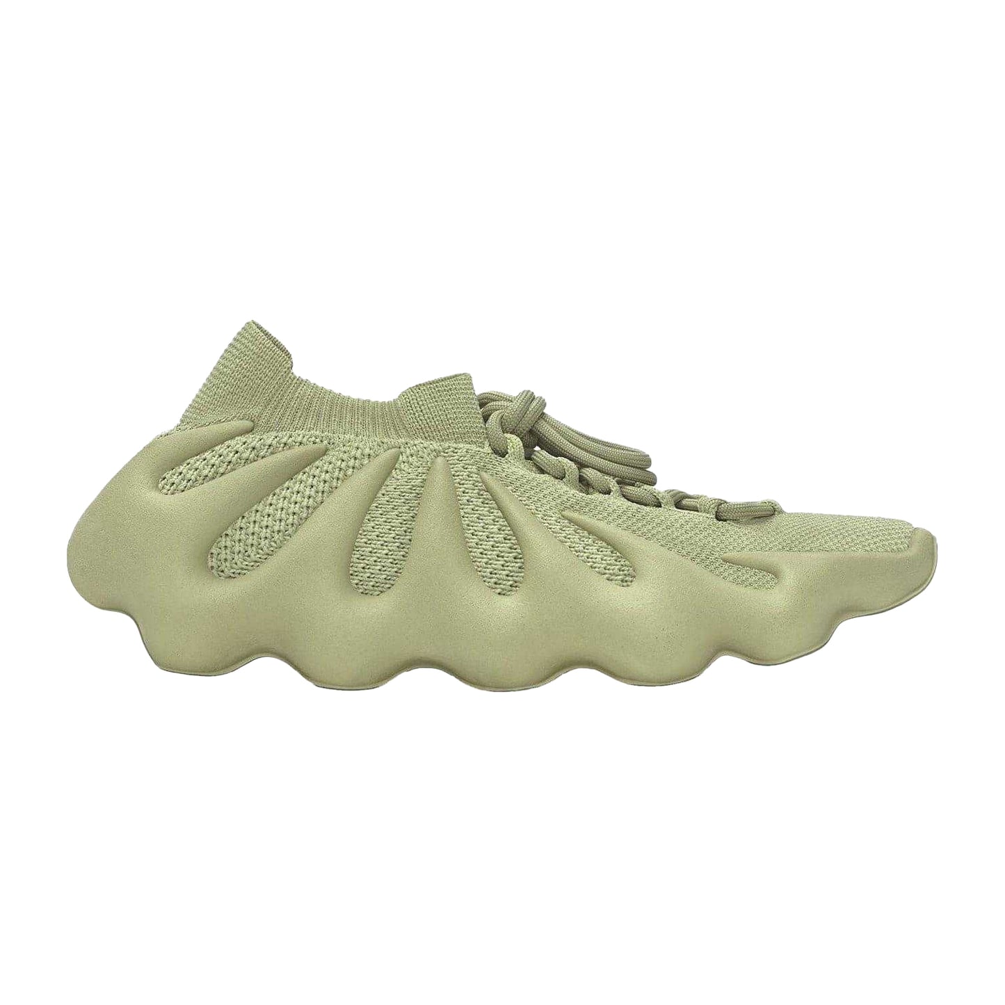 Tan - Front - Yeezy Childrens-Kids 450 Mesh Trainers