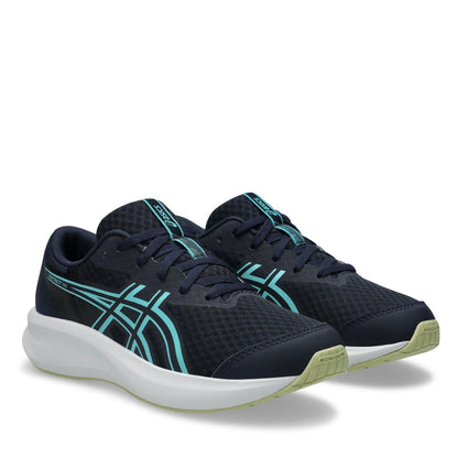 Midnight-Green - Lifestyle - Asics Childrens-Kids Patriot Running Trainers