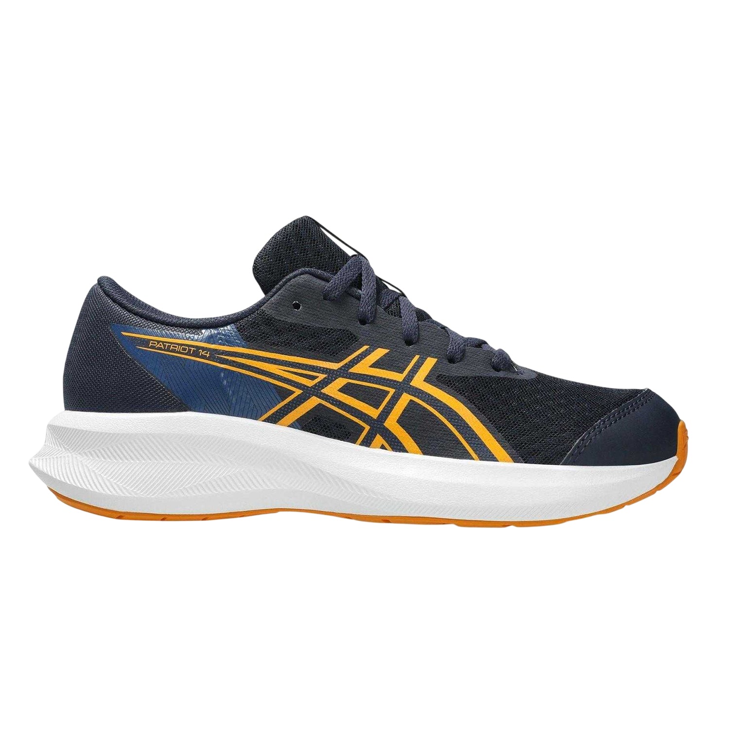 Midnight - Front - Asics Childrens-Kids Patriot Running Trainers