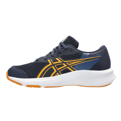 Midnight - Side - Asics Childrens-Kids Patriot Running Trainers