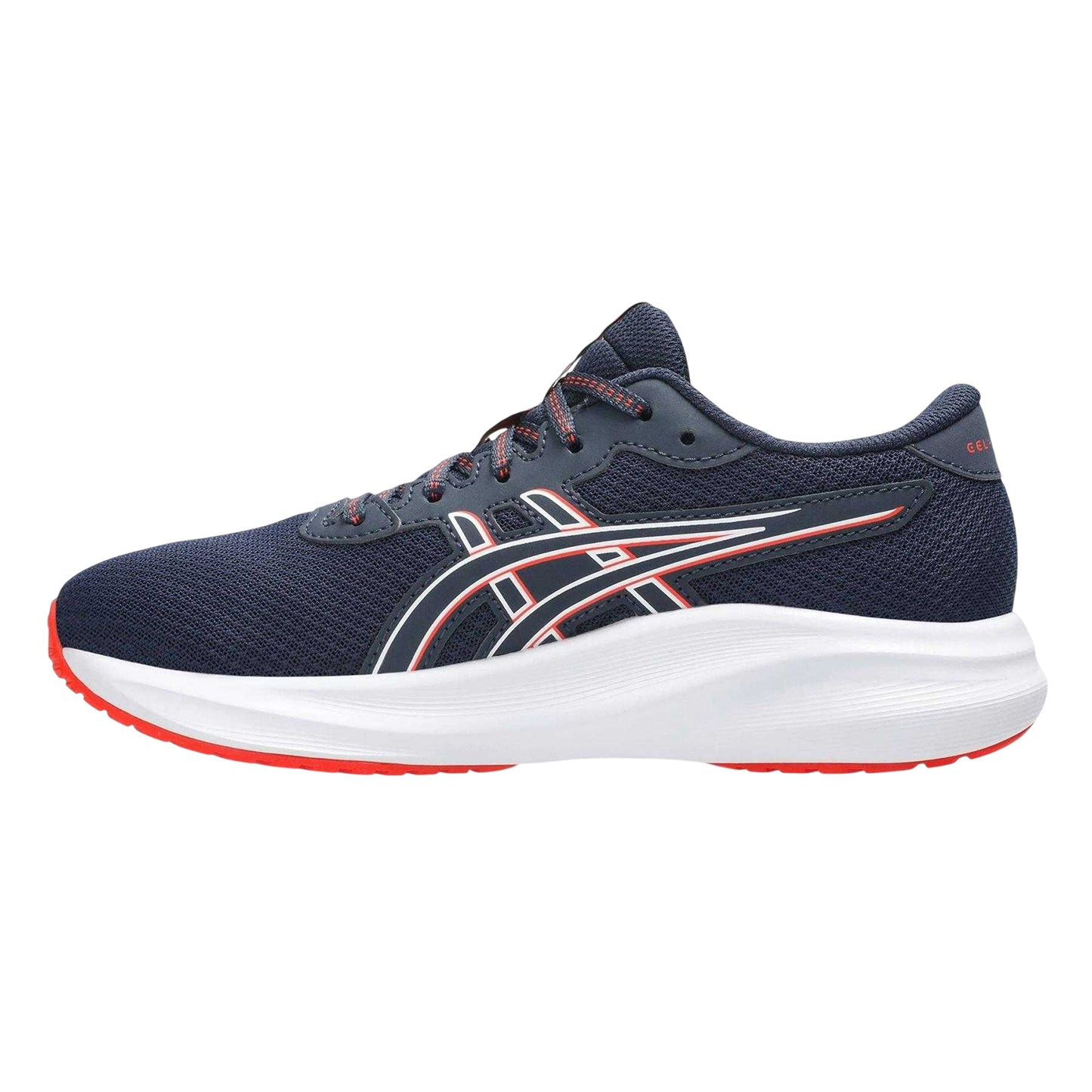 Midnight-Red - Back - Asics Childrens-Kids Gel Excite 11 Running Trainers