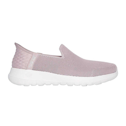 Pink - Front - Skechers Womens-Ladies Go Walk Joy Slip-In Hands Free Trainers