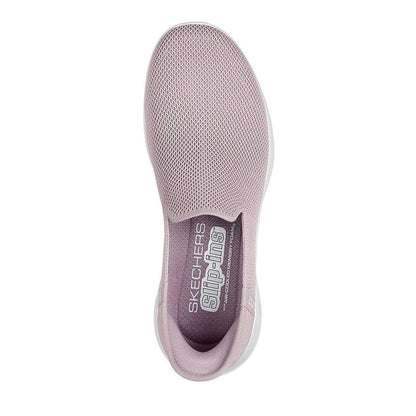 Pink - Side - Skechers Womens-Ladies Go Walk Joy Slip-In Hands Free Trainers