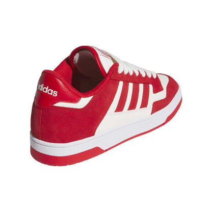 Collegiate Red - Back - Adidas Mens Rapid Court Leather Trainers