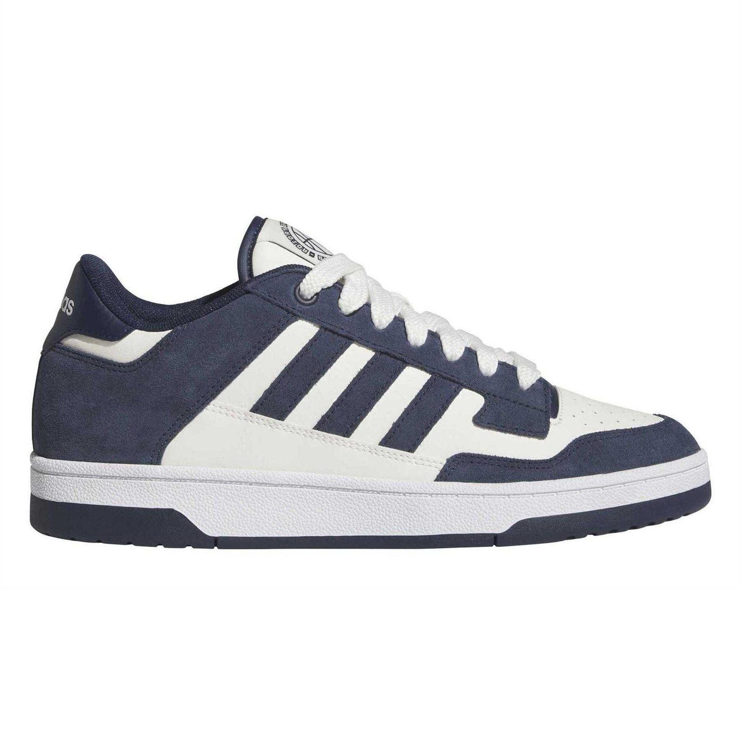 Night Indigo - Front - Adidas Mens Rapid Court Leather Trainers