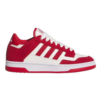 Collegiate Red - Front - Adidas Mens Rapid Court Leather Trainers