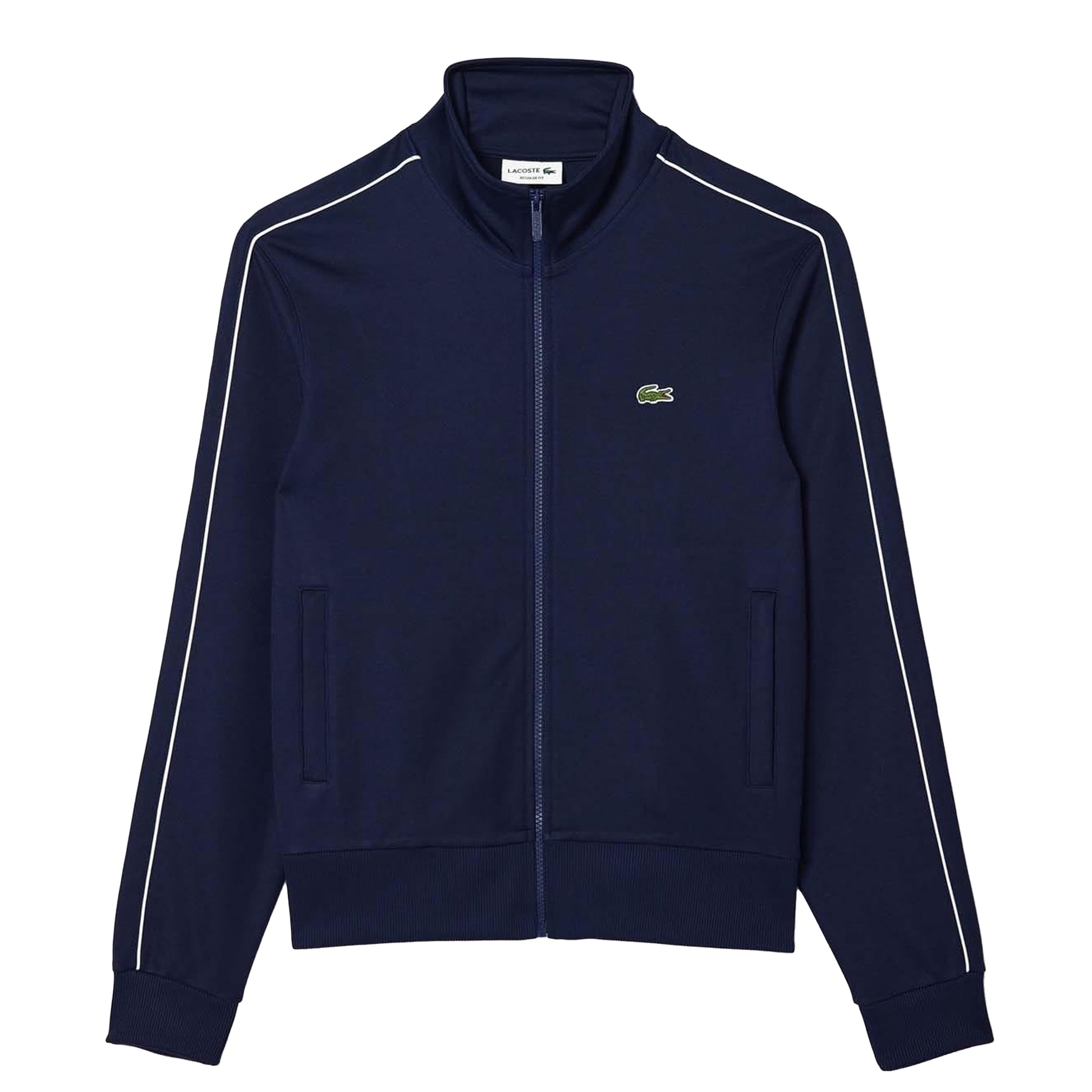 Blue - Front - Lacoste Mens Paris Pique Track Jacket