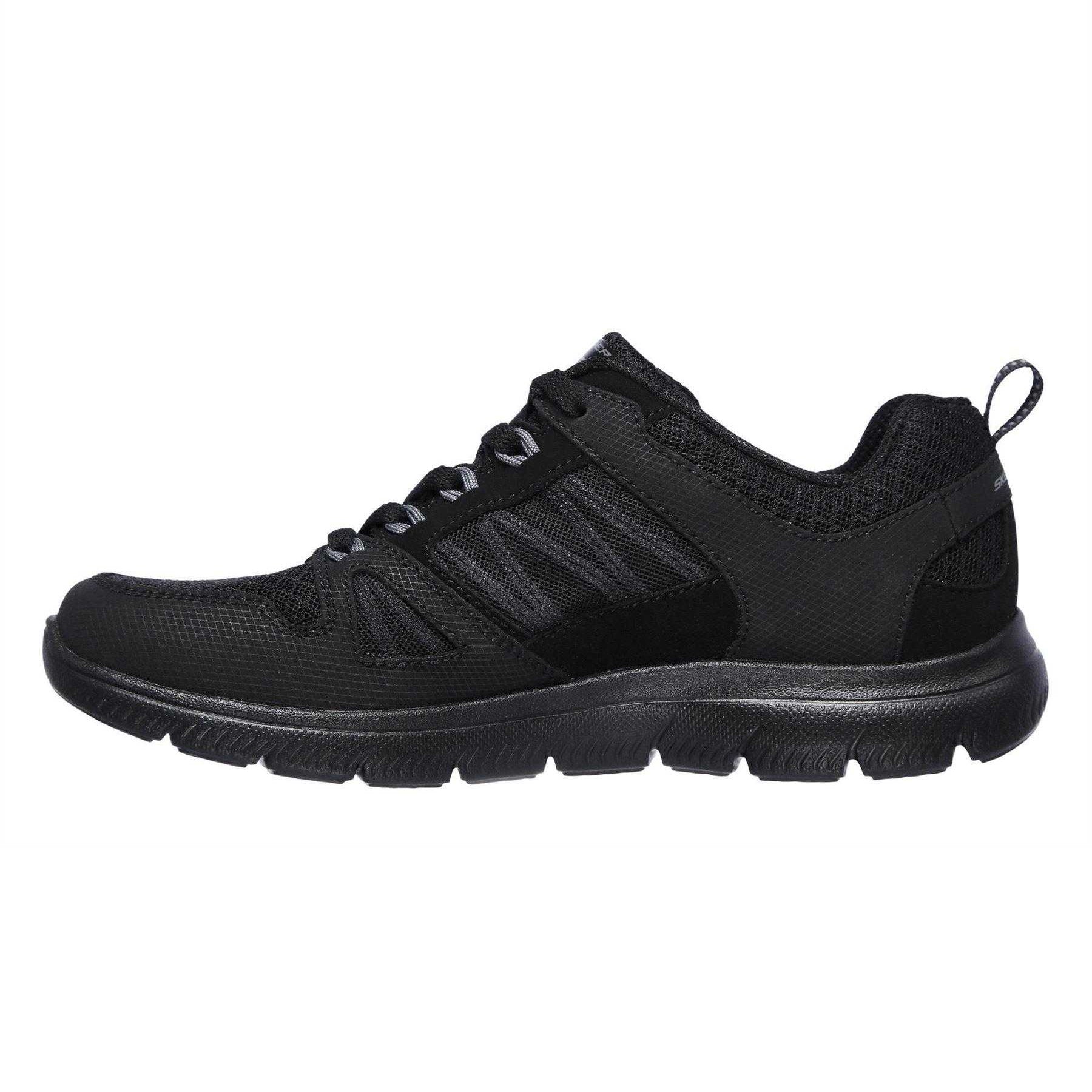 Black - Back - Skechers Womens-Ladies Flex Advantage 4.0 Trainers