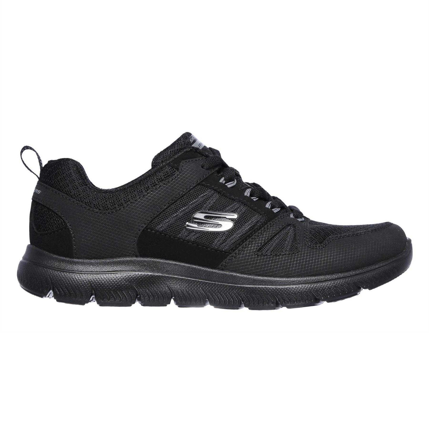 Black - Front - Skechers Womens-Ladies Flex Advantage 4.0 Trainers