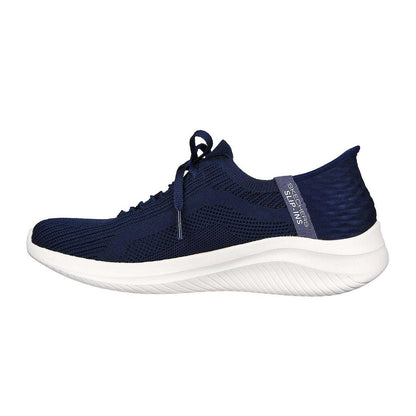 Navy - Back - Skechers Womens-Ladies Ultra Flex 3.0 - Brilliant Trainers