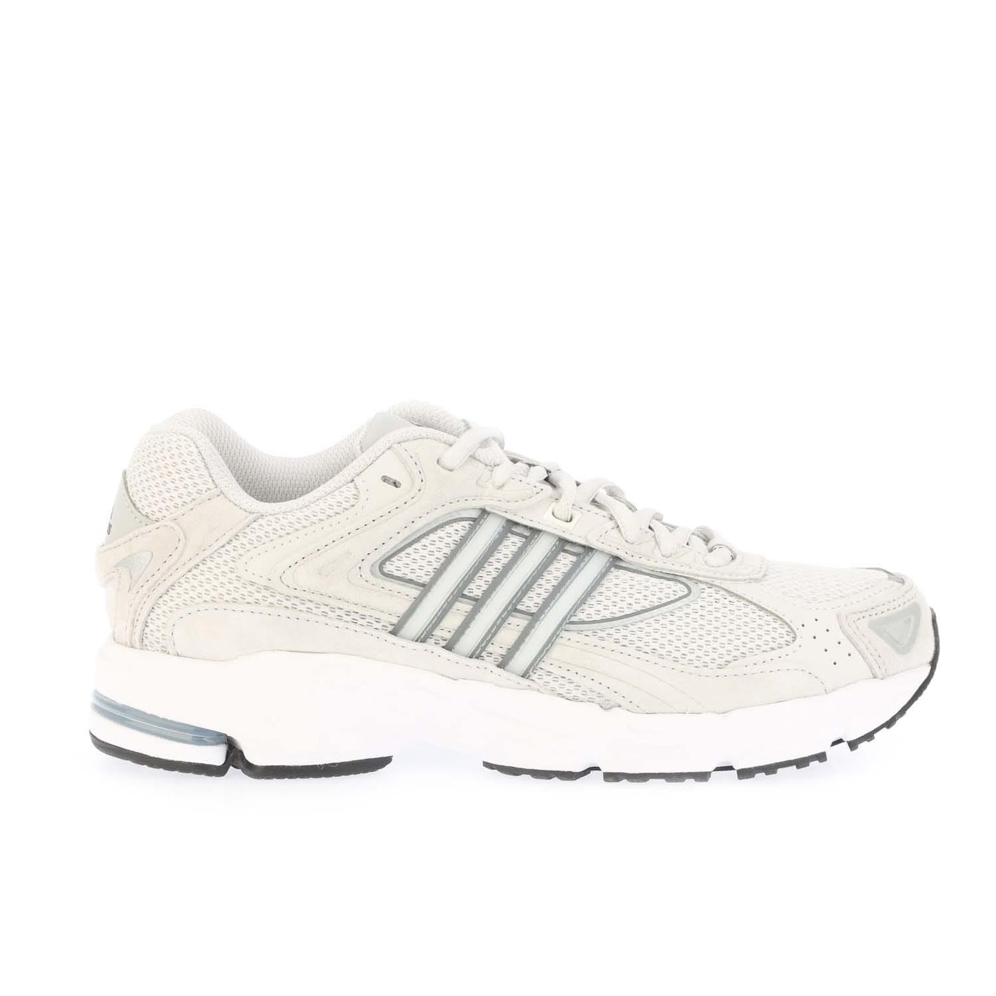 Grey - Front - Adidas Womens-Ladies Response CL Suede Trainers