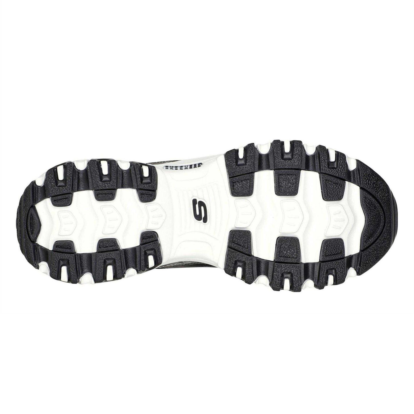 Black - Lifestyle - Skechers Childrens-Kids DLites 10 Chunky Flat Trainers