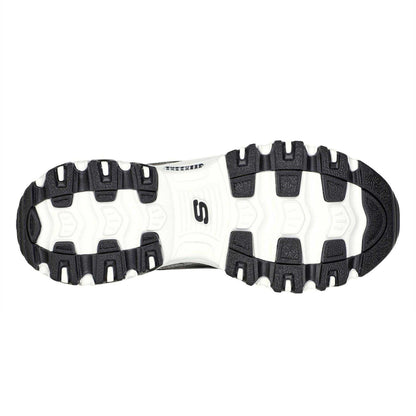 Black - Lifestyle - Skechers Childrens-Kids DLites 10 Chunky Flat Trainers