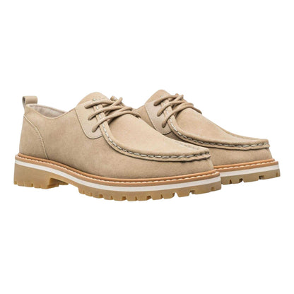 Safari - Side - CLAE Unisex Adult Leather Moc Toe Derby Shoes