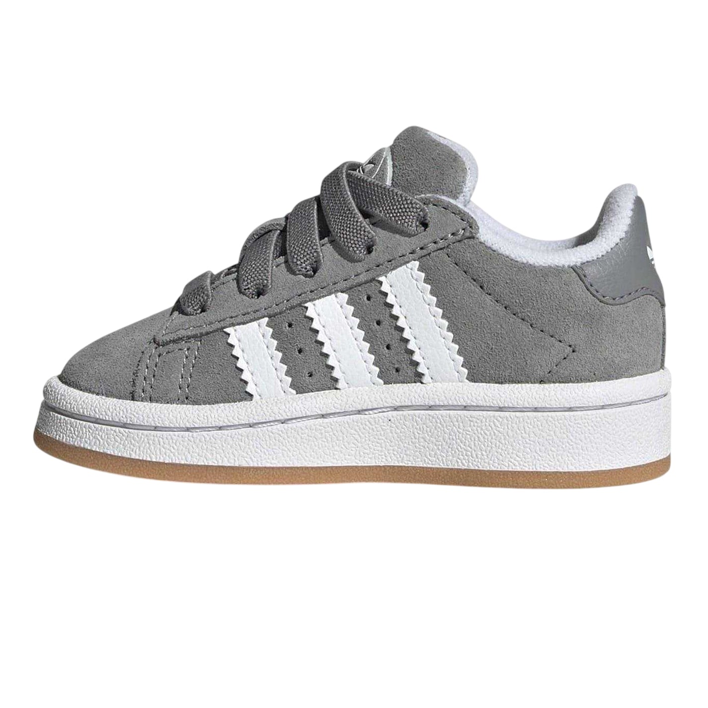 Grey-White - Back - Campus Baby Campus 00s Suede Trainers