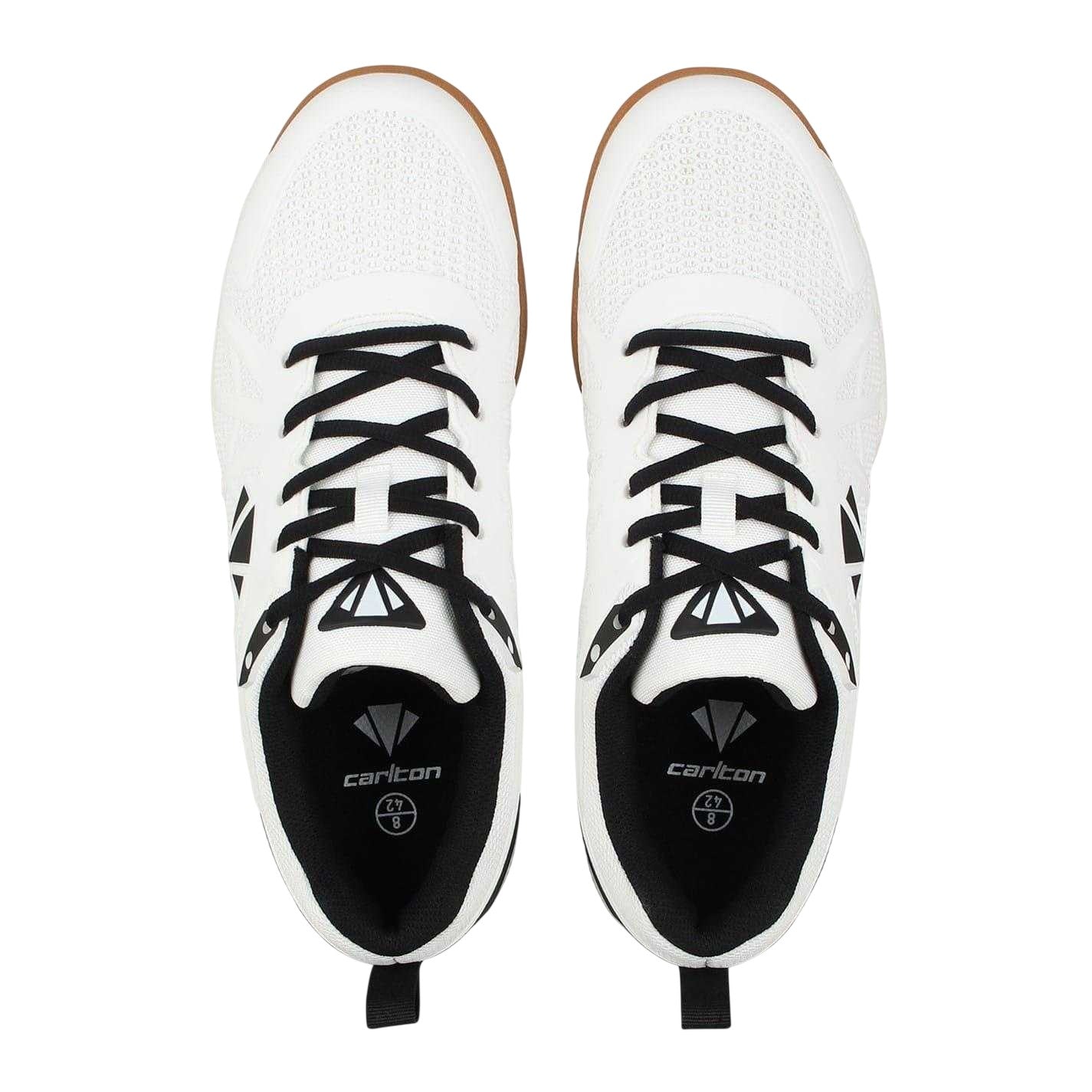 White - Lifestyle - Carlton Mens Airblade 2 Indoor Court Trainers
