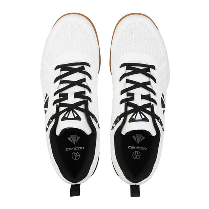 White - Lifestyle - Carlton Mens Airblade 2 Indoor Court Trainers