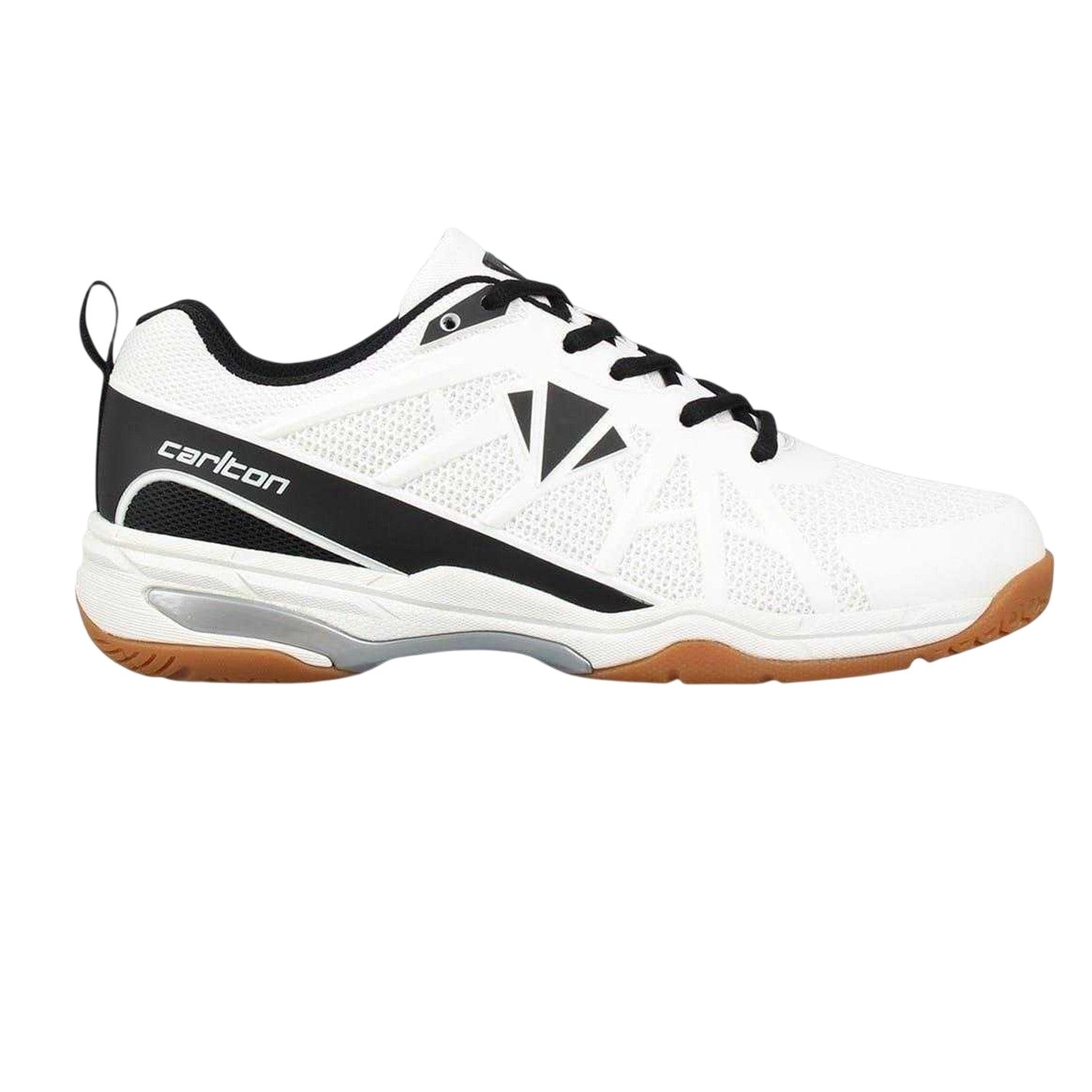 White - Front - Carlton Mens Airblade 2 Indoor Court Trainers