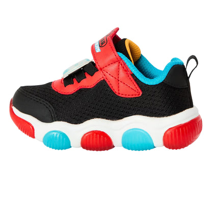 Black-Red - Back - Skechers Toddler Mighty Glow Trainers