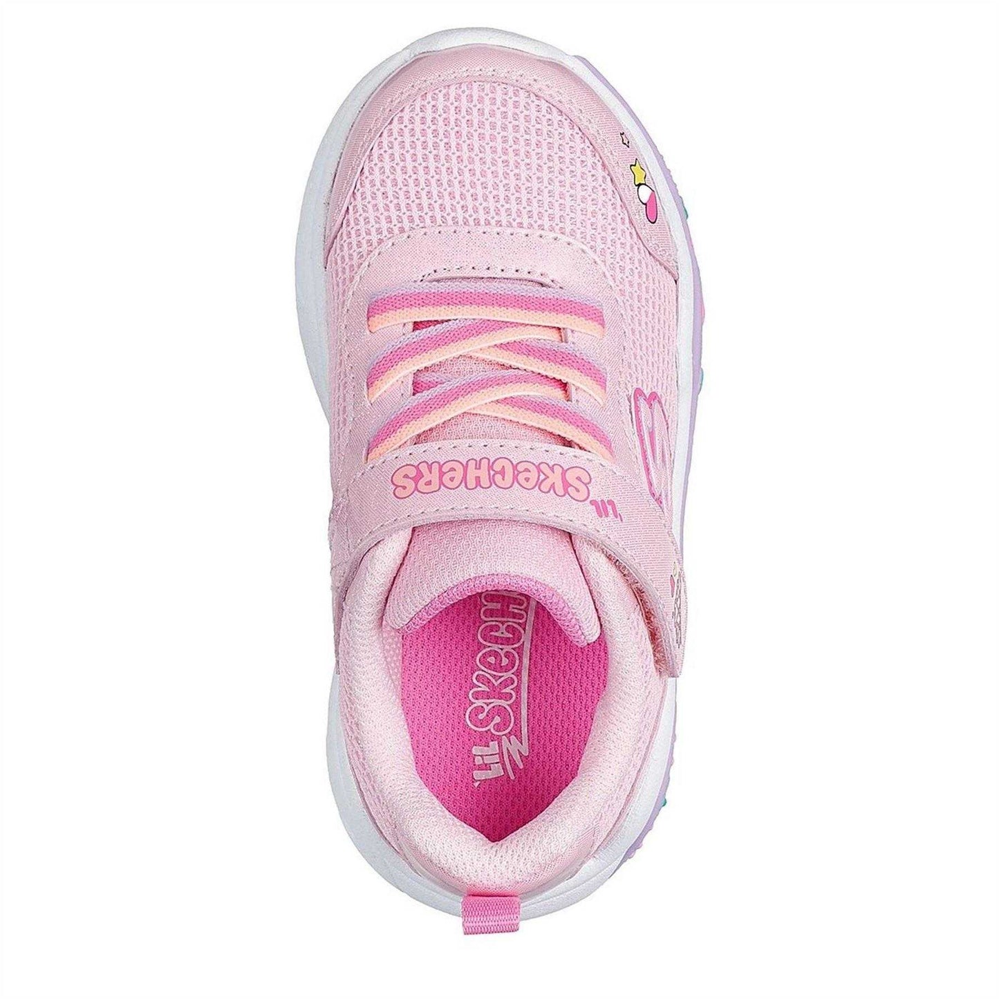 Pink - Lifestyle - Skechers Girls Play Scene Princess Light Up Trainers