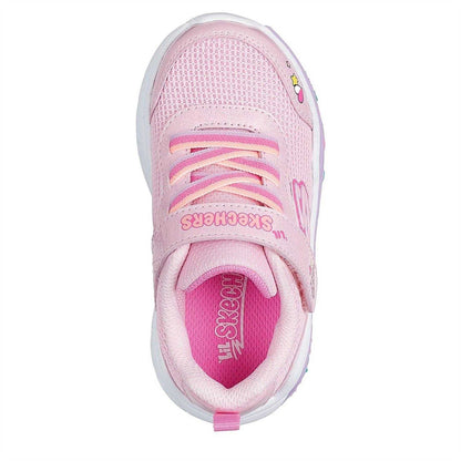 Pink - Lifestyle - Skechers Girls Play Scene Princess Light Up Trainers
