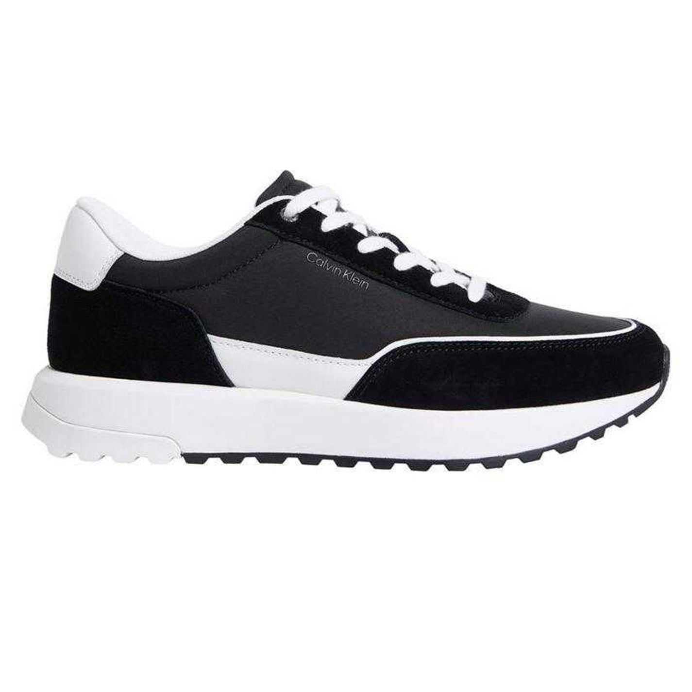 Black - Front - Calvin Klein Mens Lifestyle City Trainers