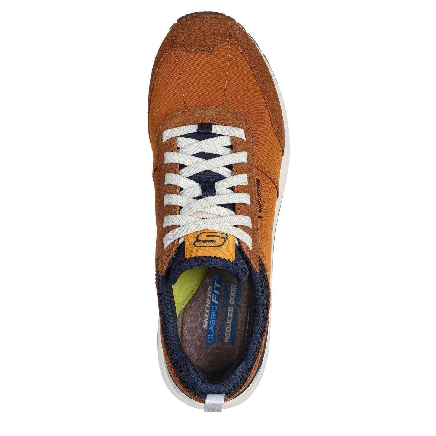 Rust - Side - Skechers Mens Sunnydale Trainers