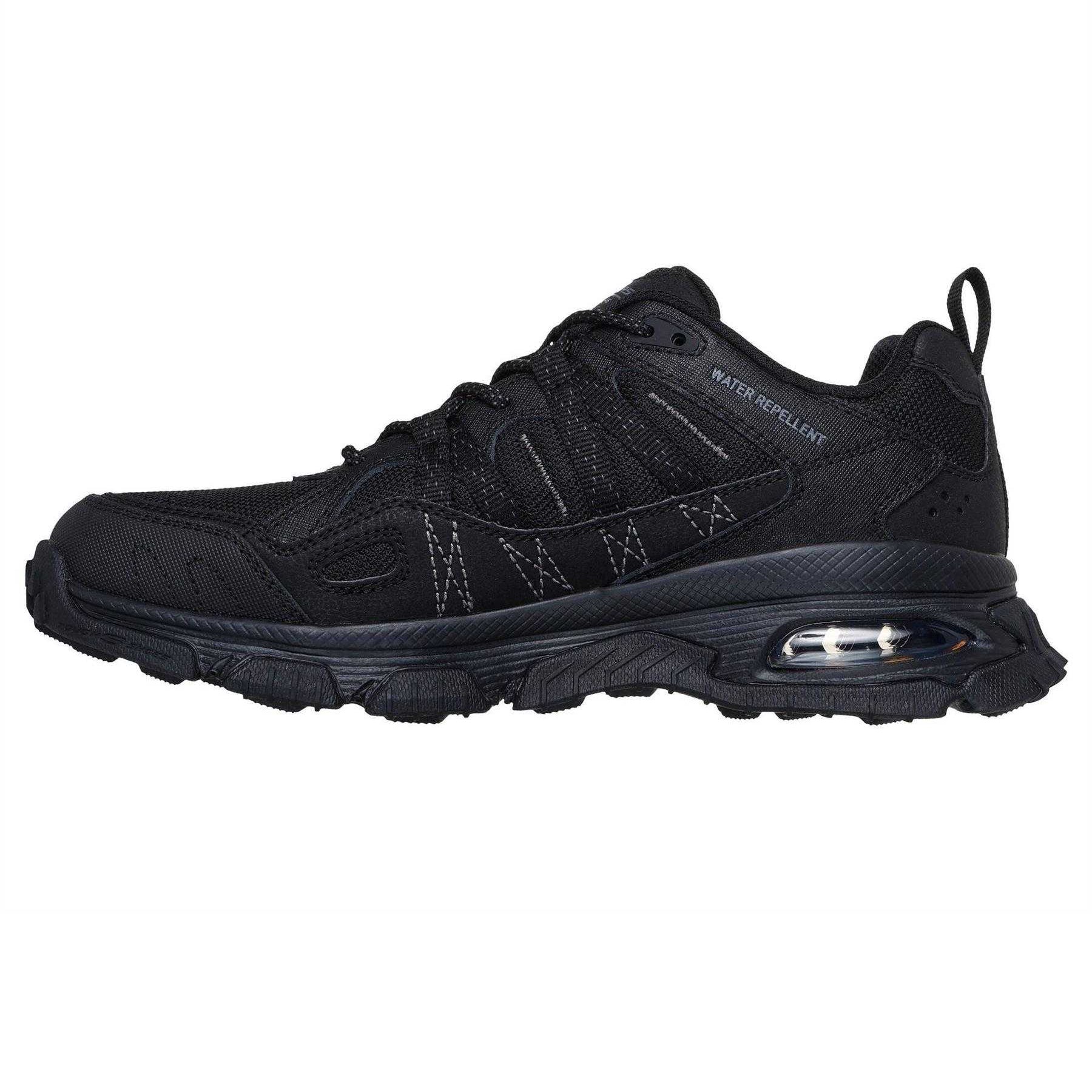 Black - Side - Skechers Mens Air Envoy Trainers