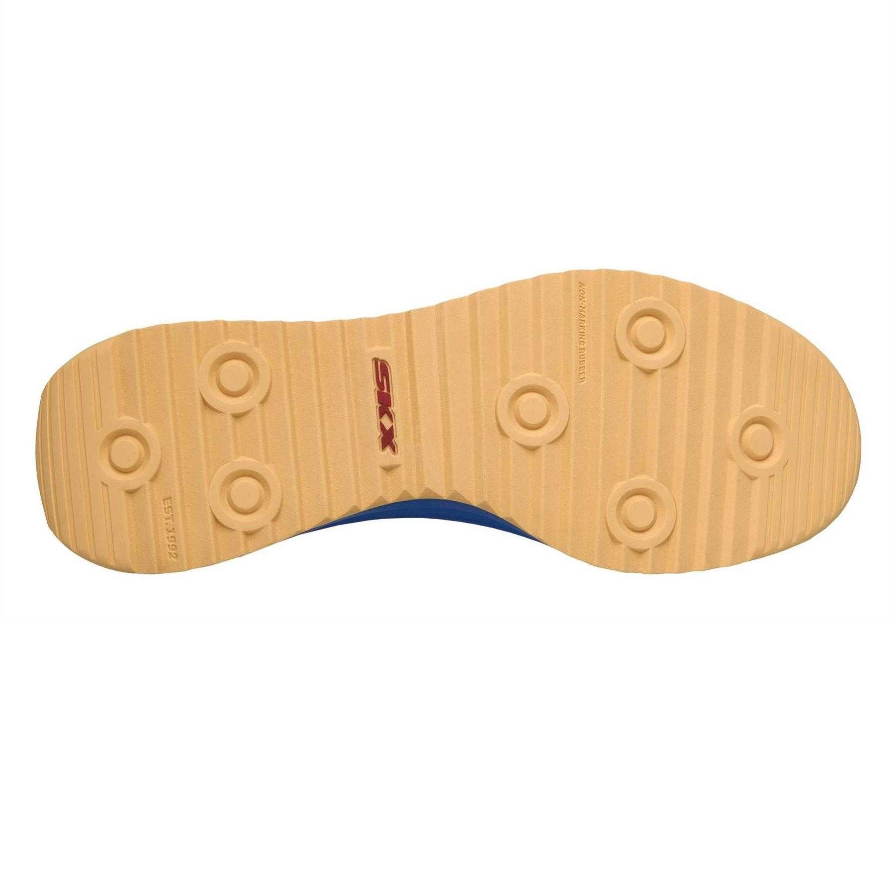 Blue - Back - Skechers Mens SKX 92 Leather Trainers
