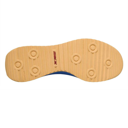Blue - Back - Skechers Mens SKX 92 Leather Trainers
