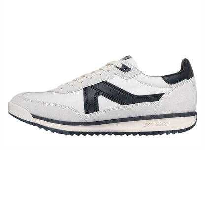 White-Black - Side - Skechers Mens SKX 92 Leather Trainers