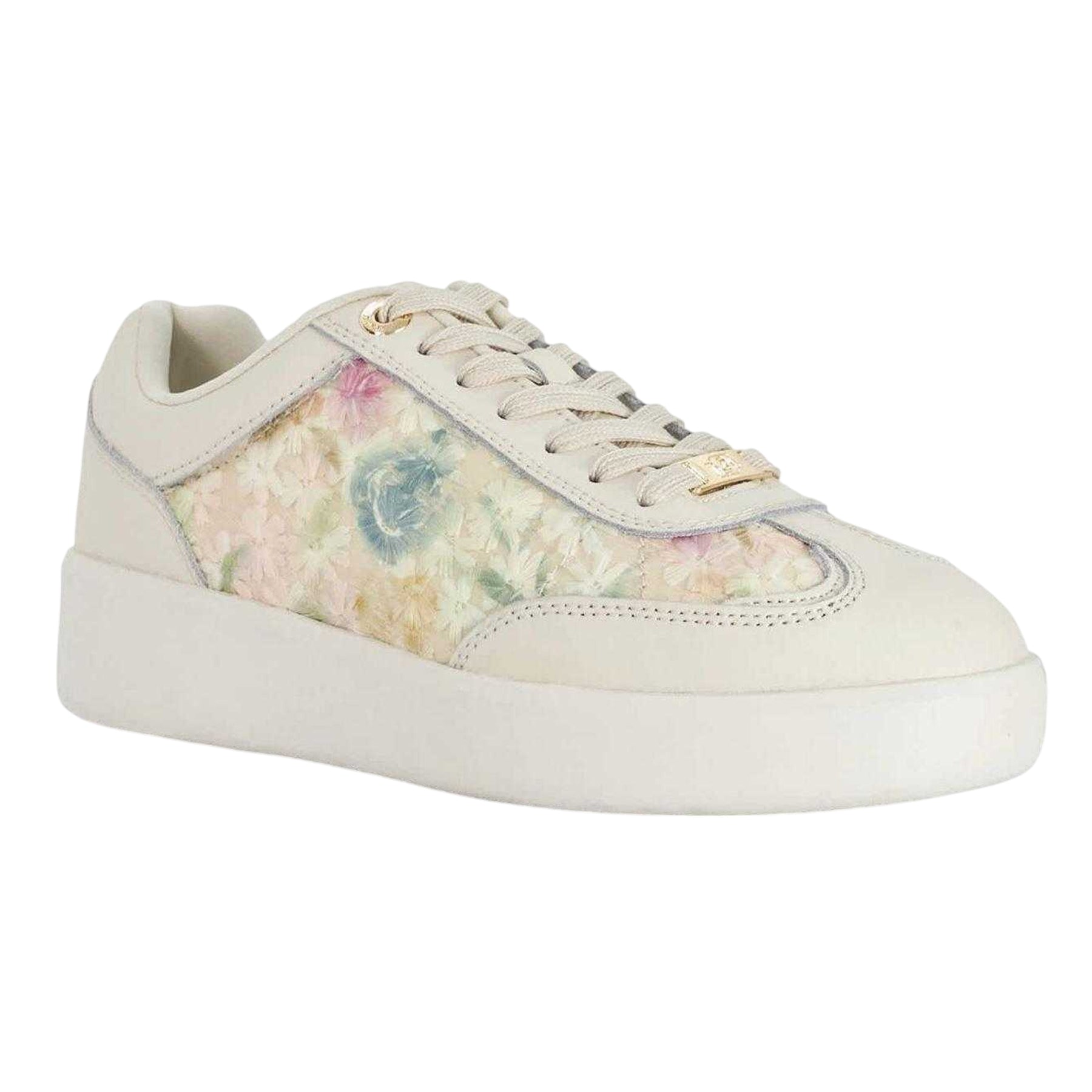 Multicoloured - Lifestyle - Dune London Womens-Ladies Enolas Floral Pattern Trainers