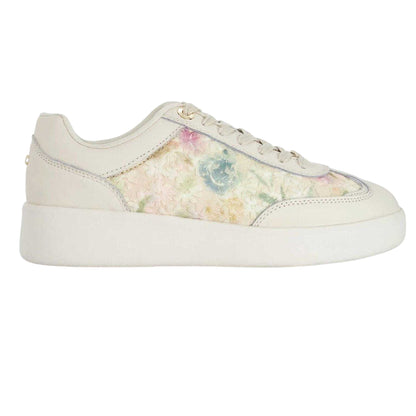 Multicoloured - Front - Dune London Womens-Ladies Enolas Floral Pattern Trainers