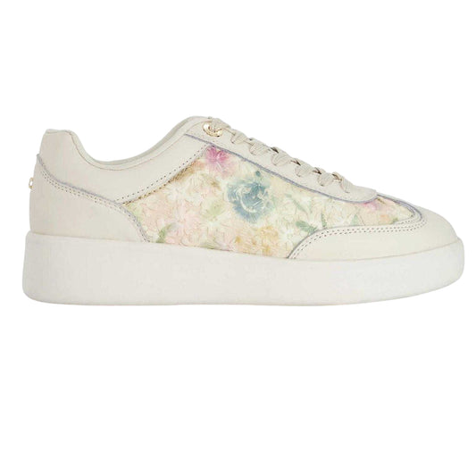 Multicoloured - Front - Dune London Womens-Ladies Enolas Floral Pattern Trainers