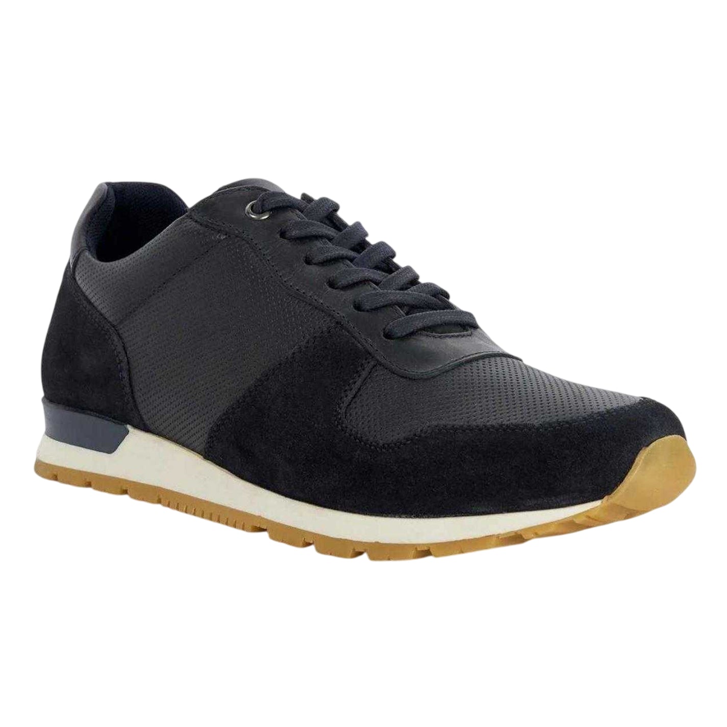 Navy - Lifestyle - Dune London Mens Toronto Suede Trainers