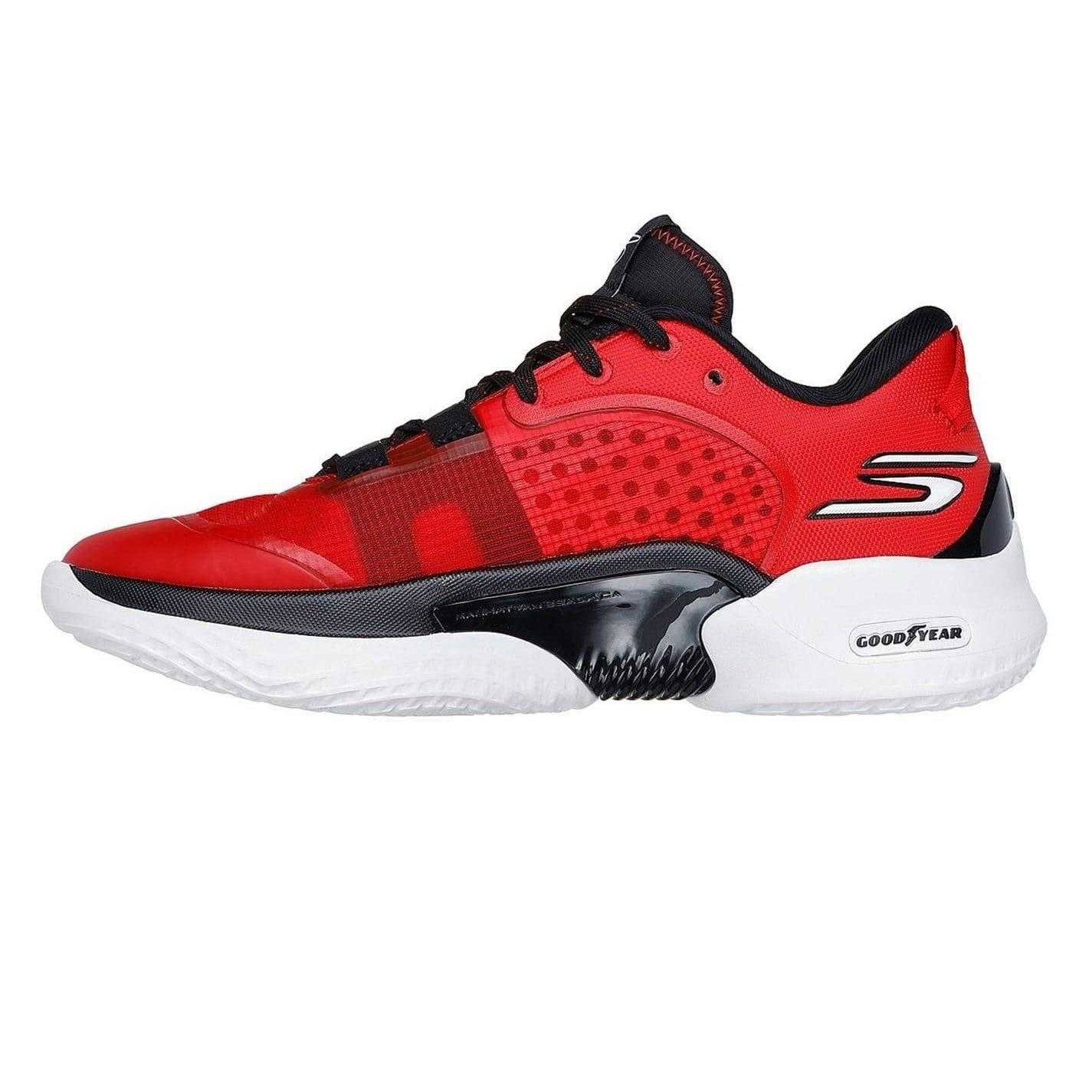 Red - Side - Skechers Mens SKX Resagrip Trainers