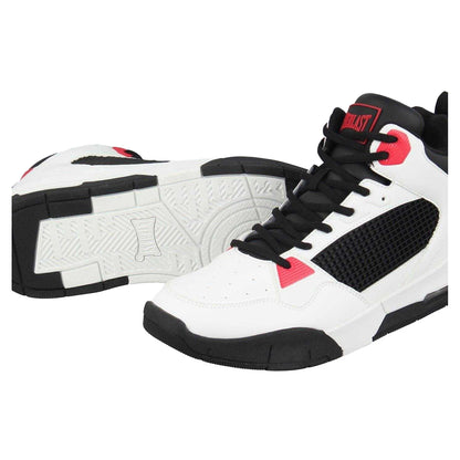 White-Black-Red - Lifestyle - Everlast Mens Layup Trainers