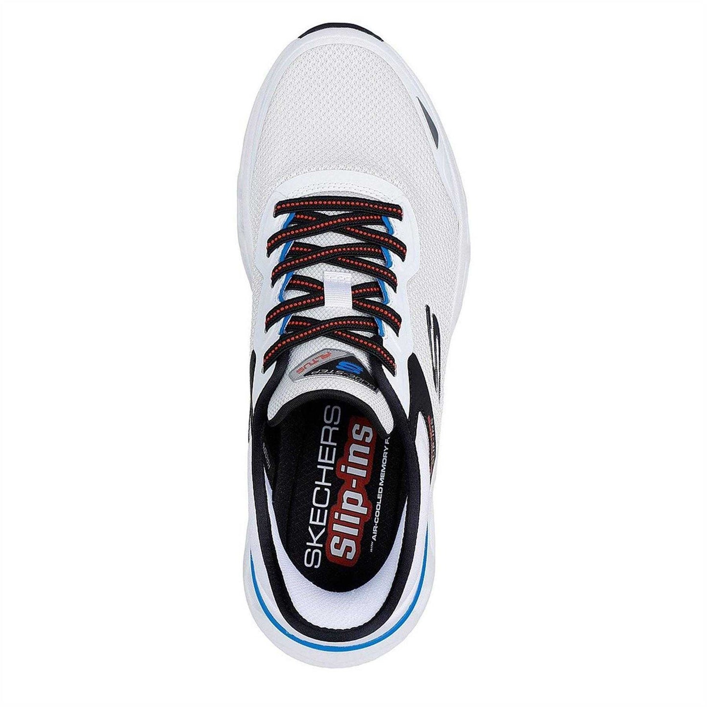White - Side - Skechers Mens Slip-In Trainers
