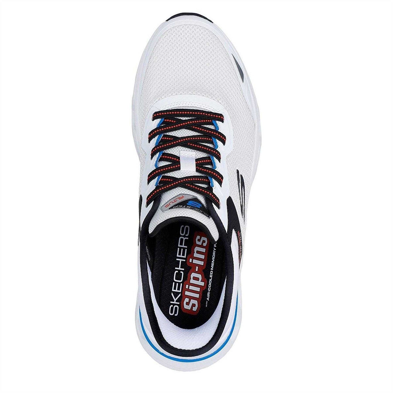 White - Side - Skechers Mens Slip-In Trainers
