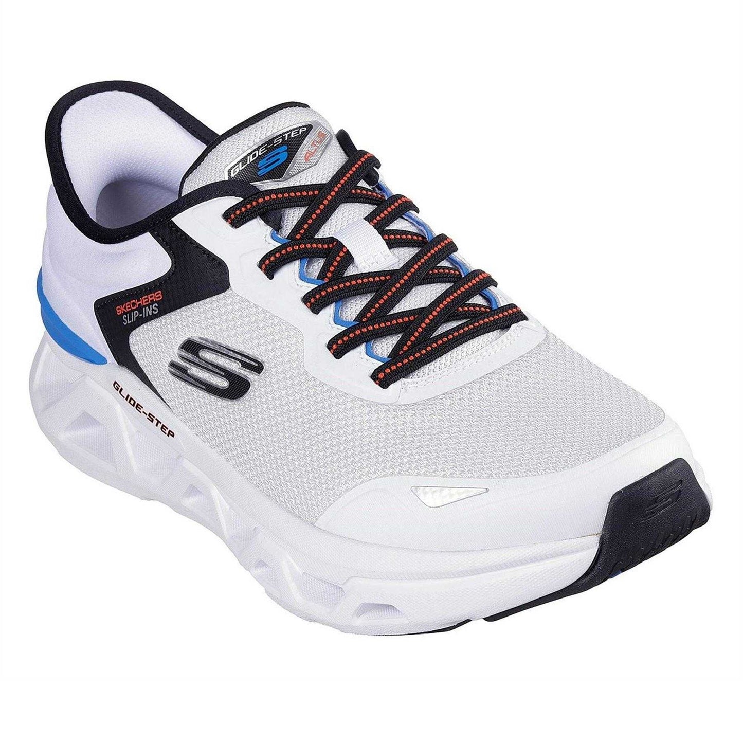 White - Pack Shot - Skechers Mens Slip-In Trainers